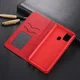 AZNS Samsung Galaxy A21S Hoesje Wallet Book Case Kunstleer Rood afbeelding 7
