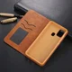 AZNS Samsung Galaxy A21S Hoesje Wallet Book Case Kunstleer Bruin afbeelding 7