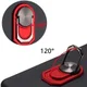 Samsung Galaxy Note 20 Ultra Hoesje met Ring Kickstand Rood afbeelding 3