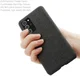 Samsung Galaxy Note 20 Ultra Stoffen Hoesje Zwart afbeelding 6