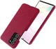 Samsung Galaxy Note 20 Ultra Stoffen Hoesje Rood afbeelding 2