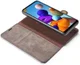 Samsung Galaxy A21s Hoesje 2-in-1 Book Case en Back Cover Grijs afbeelding 1