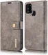 Samsung Galaxy A21s Hoesje 2-in-1 Book Case en Back Cover Grijs afbeelding 6