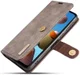 Samsung Galaxy A21s Hoesje 2-in-1 Book Case en Back Cover Grijs afbeelding 4