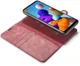 Samsung Galaxy A21s Hoesje 2-in-1 Book Case en Back Cover Rood afbeelding 1