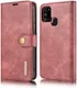 Samsung Galaxy A21s Hoesje 2-in-1 Book Case en Back Cover Rood afbeelding 6