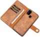 Samsung Galaxy A21s Hoesje 2-in-1 Book Case en Back Cover Bruin afbeelding 2