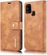 Samsung Galaxy A21s Hoesje 2-in-1 Book Case en Back Cover Bruin afbeelding 6