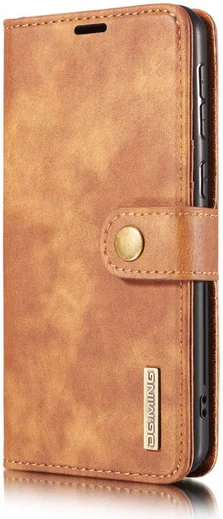 Samsung Galaxy A21s Hoesje 2-in-1 Book Case en Back Cover Bruin afbeelding 7