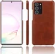 Samsung Galaxy Note 20 Ultra Hoesje Crazy Horse Lederen Coating Bruin afbeelding 1