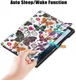 Samsung Galaxy Tab A7 (2020 / 2022) Hoes Tri-fold met Vlinder Print afbeelding 6