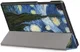 Samsung Galaxy Tab A7 (2020 / 2022) Hoes Tri-fold met Blauw Print afbeelding 2
