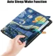 Samsung Galaxy Tab A7 (2020 / 2022) Hoes Tri-fold met Blauw Print afbeelding 6