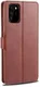 AZNS Samsung Galaxy Note 20 Ultra Book Case Hoesje Wallet Stand Bruin afbeelding 9