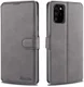 AZNS Samsung Galaxy Note 20 Ultra Book Case Hoesje Wallet Stand Grijs afbeelding 1