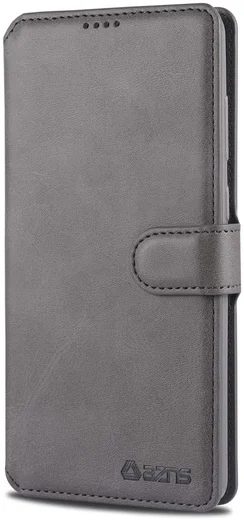 AZNS Samsung Galaxy Note 20 Ultra Book Case Hoesje Wallet Stand Grijs afbeelding 3