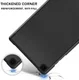Samsung Galaxy Tab A7 (2020 / 2022) Hoes Tri-Fold Book Cover Zwart afbeelding 3