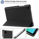 Samsung Galaxy Tab A7 (2020 / 2022) Hoes Tri-Fold Book Cover Zwart afbeelding 5