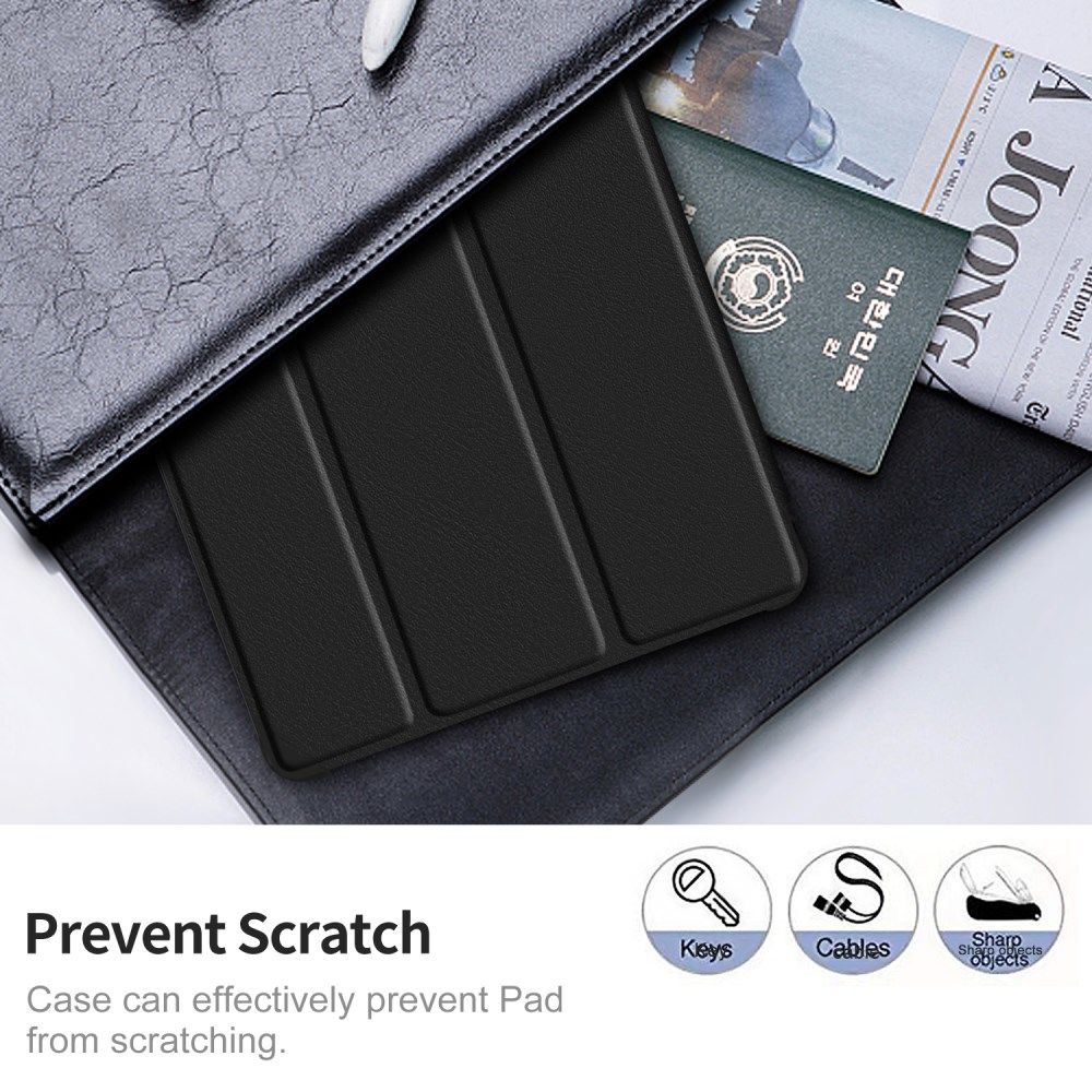 Samsung Galaxy Tab A7 (2020 / 2022) Hoes Tri-Fold Book Cover Zwart afbeelding 8