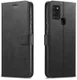 Samsung Galaxy A21S Stijlvol Vintage Portemonnee Bookcase Hoesje Zwart afbeelding 1