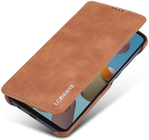 Samsung Galaxy A21S Retro Portemonnee Flip Bookcase Hoesje Bruin afbeelding 14