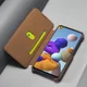 Samsung Galaxy A21S Retro Portemonnee Flip Bookcase Hoesje Bruin afbeelding 6