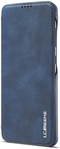 Samsung Galaxy A21S Retro Portemonnee Flip Bookcase Hoesje Blauw afbeelding 4