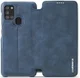 Samsung Galaxy A21S Retro Portemonnee Flip Bookcase Hoesje Blauw afbeelding 6