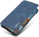 Samsung Galaxy A21S Retro Portemonnee Flip Bookcase Hoesje Blauw afbeelding 2
