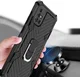 Samsung Galaxy A71 Hoesje met Kickstand Ring Zwart afbeelding 2