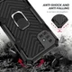 Samsung Galaxy A71 Hoesje met Kickstand Ring Zwart afbeelding 3