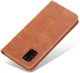 AZNS Retro Samsung Galaxy A41 Portemonnee Stand Hoesje Bruin afbeelding 3