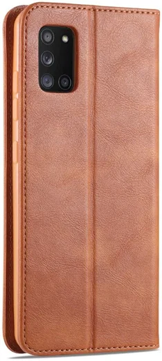 AZNS Retro Samsung Galaxy A41 Portemonnee Stand Hoesje Bruin afbeelding 9