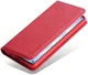 AZNS Retro Samsung Galaxy A41 Portemonnee Stand Hoesje Rood afbeelding 2