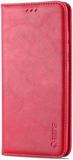 AZNS Retro Samsung Galaxy A41 Portemonnee Stand Hoesje Rood afbeelding 3