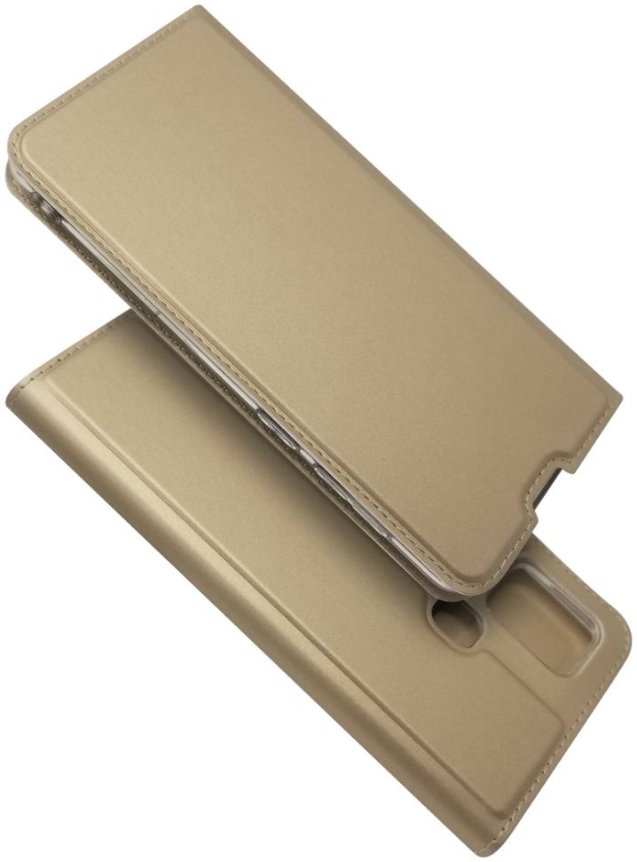 Samsung Galaxy A21S Stijlvol Portemonnee Hoesje Goud afbeelding 4
