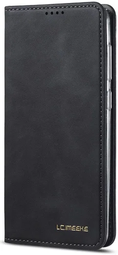 Samsung Galaxy A21s Hoesje Portemonnee Stand Bookcase Kunstleer Zwart afbeelding 2