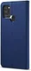 Samsung Galaxy A21s Hoesje Portemonnee Stand Bookcase Kunstleer Blauw afbeelding 3
