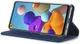 Samsung Galaxy A21s Hoesje Portemonnee Stand Bookcase Kunstleer Blauw afbeelding 5