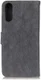 Sony Xperia 1 II Book Case Hoesje Portemonnee Retro Splitleer Zwart afbeelding 4