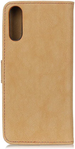 Sony Xperia 1 II Book Case Hoesje Portemonnee Retro Splitleer Geel afbeelding 3