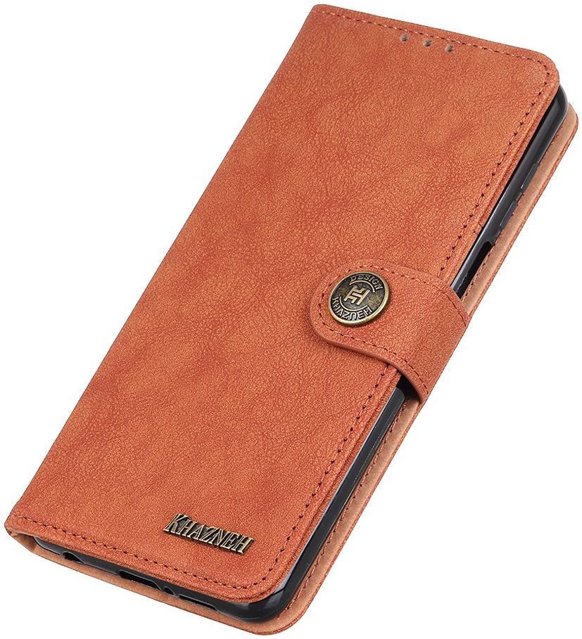 Sony Xperia 1 II Book Case Hoesje Portemonnee Retro Splitleer Oranje afbeelding 6