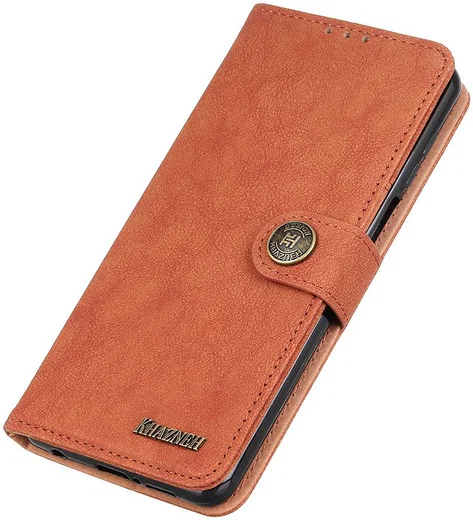 Sony Xperia 1 II Book Case Hoesje Portemonnee Retro Splitleer Oranje afbeelding 6