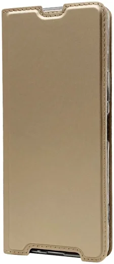 Sony Xperia 1 II Hoesje Vintage Bookcase met Kaarthouder Goud afbeelding 3