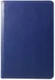 Huawei MediaPad T5 Litchi Skin Hoes met Roterende Stand Donker Blauw afbeelding 5