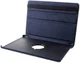 Huawei MediaPad T5 Litchi Skin Hoes met Roterende Stand Donker Blauw afbeelding 4