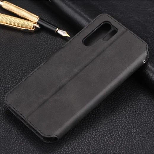 AZNS Huawei P30 Pro Portemonnee Stand Hoesje Zwart afbeelding 2