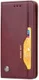 Huawei P30 Pro Portemonnee Stand Hoesje met Kaartsleuf Wine Red afbeelding 1