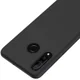 Huawei P30 Lite Siliconen Back Cover Hoesje Zwart afbeelding 2