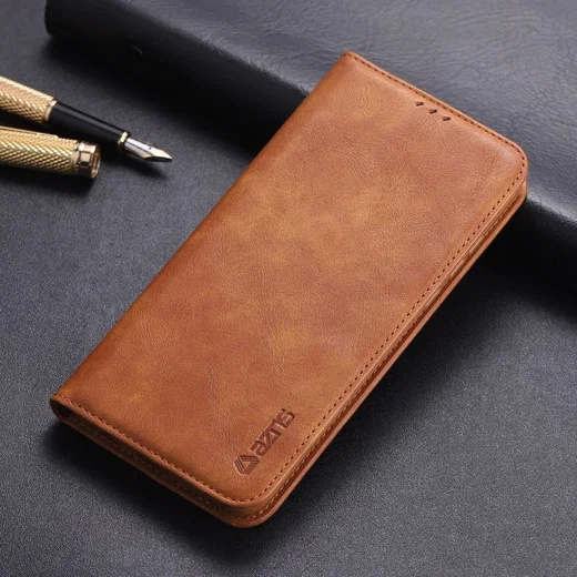 Huawei P30 Lite Crazy Horse Portemonnee Stand Hoesje Bruin afbeelding 2